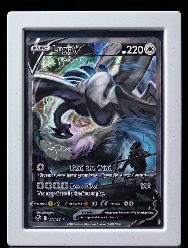 Alpha Loader in Glacier holding Lugia V